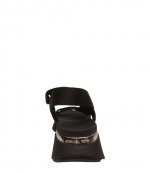 Ari Webbing Black Sandal
