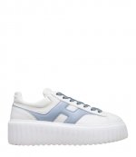 H-Stripes H Spezzata Sky Blue H White Leather Sneaker