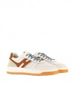 H630 Allacciato ODZ Brown H Sky Blue Stiches Cream Sneaker
