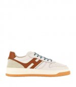 H630 Allacciato ODZ Brown H Sky Blue Stiches Cream Sneaker