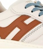 H630 Allacciato ODZ Brown H Sky Blue Stiches Cream Sneaker