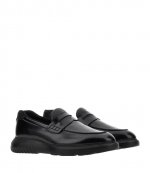 H600 Mocassino Black Loafers