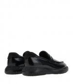H600 Mocassino Black Loafers