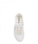 Medalist Low Woman Leather/Leather White/Gold sneaker