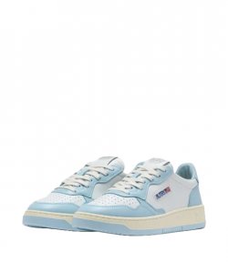 Medalist Low Woman Leather/Leather White/St Blue Sneaker