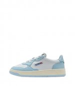 Medalist Low Woman Leather/Leather White/St Blue Sneaker