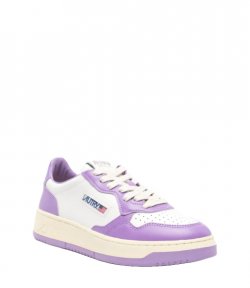 Medalist Low Woman Leather White Eng Lavender Sneakers