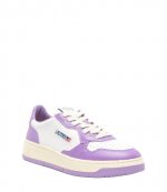Medalist Low Woman Leather White Eng Lavender Sneakers