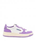 Medalist Low Woman Leather White Eng Lavender Sneakers