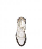 Theo Canvas Trainer Brown MK Sif Semi Lux SM White Sneaker