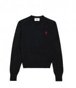 Ami De Coeur Embroidery Sweater