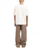 Red Ami De Coeur White Cotton T Shirt