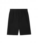 Elasticated Waist Black Bermuda