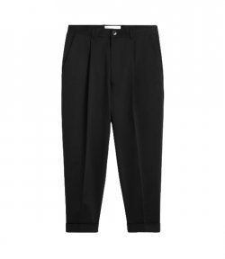 Carrot Oversized Black Trousers