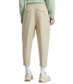 Carrot Oversized Beige Trousers