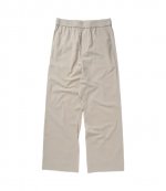 Wide Elasticated  Waist Beige Trousers