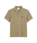 Red Ami De Coeur Sage Pique Polo Shirt