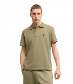 Red Ami De Coeur Sage Pique Polo Shirt