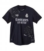 Y3 X REAL MADRID REAL 4 JSY Black Jersey T Shirt