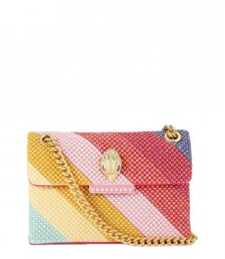 Multicolour Fabric Mini Kensington Bag