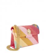 Multicolour Fabric Mini Kensington Bag