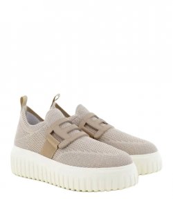 H-Stripes Knit Beige Sneaker