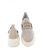 H-Stripes Knit Beige Sneaker