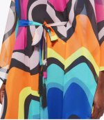 Rainbow Cover Up Caftan Maxi Dress