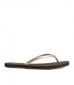 Jinx Brown Gold Flip Flop