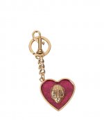 Enamel Heart Keyring