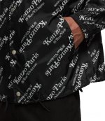 Kenzo By Verdy Black Logo Windbreaker