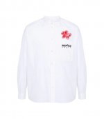 Kenzo Drawn Varsity White Shirt