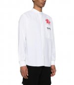 Kenzo Drawn Varsity White Shirt