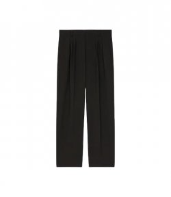 Black Pleated Tailored Pant