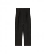 Black Pleated Tailored Pant