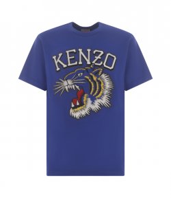 Tiger Varsity Classic T-shirt Deep Sea Blue