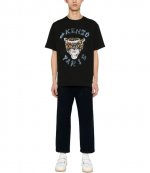 Drawn Varsity Overize Black T-shirt