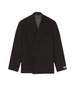 Black Kimono Tailored Jacket