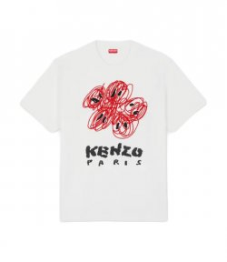 Drawn Varsity Classic T-Shirt Off White