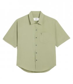 Camp Collar Short Sleeve Sage Shirt