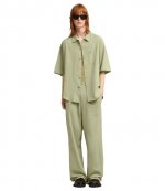 Camp Collar Short Sleeve Sage Shirt
