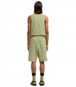 Elasticated Waist Bermuda Sage Shorts