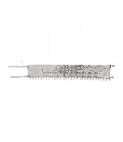Silver Pixel Choker