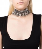 Silver Pixel Choker