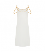 Natural White Robe Long Dress