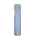 Faded Blue Robe Strap Dress