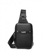 Varick Medium Textured Leather Sling Pack