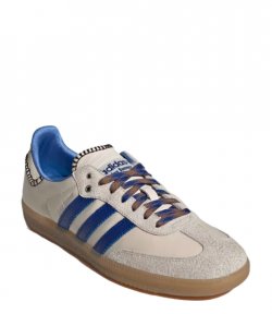 Wales Bonner Nylon Samba Blue Ivory Sneaker