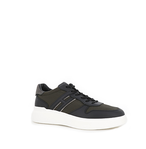 H580 Black Olive Grey Allacciato H Slash