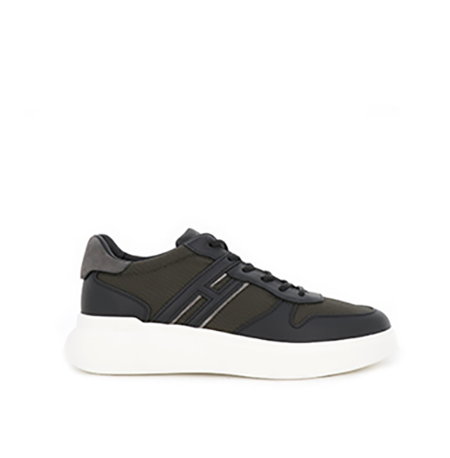 H580 Black Olive Grey Allacciato H Slash